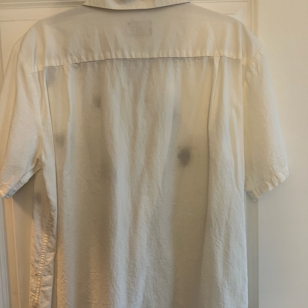 Brixton relaxed fit button up camp collar shirt size medium - Picture 4 of 4